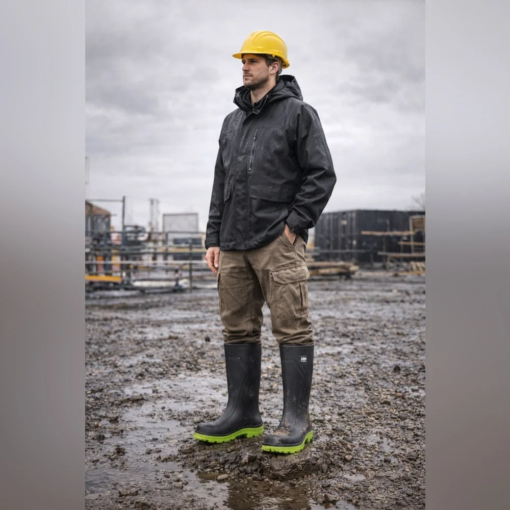 Helly Hansen Alta PU Waterproof Composite Toe Work Boots Men’s 14‎ Heavy Duty